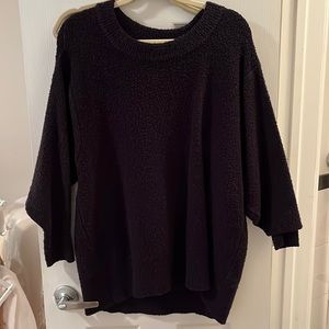 Zara navy long sweater